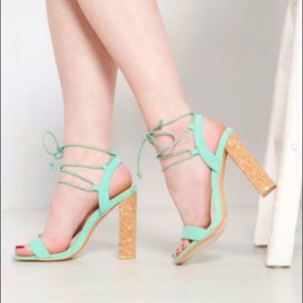 Mint Green Heels